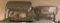 Lot of 4 Stainless Steel Full Size Hotel Chafer / Chafing Pans, 2 w/ Roll Top Covers w/ Pans