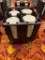 Restaurant China & Dish Caddy, 150+ - 10in Platters / Plates w/ Caddy & Caddy Cover