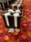 Restaurant China & Dish Caddys, 600 - 8in Vertex Plates / Platters w/ 3 Dish Caddy & Caddy Covers