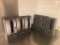 Six Utensil Dispensers by Dixie Smart Stock, Spoon, Fork, Knife, 1 Missing Top, Automatic Dispenser