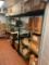 Lot of 7, 5 Green Epoxy HD Dunnage Shelving Racks, 2 Dunnage Racks