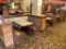 Bank of Booths, 3 Tables, 5 Booths, 4 End Caps, 1 Back to Back