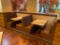Bank of Booths, 2 Tables 30in x 48in Wall Mount, 3 Booths, 2 End Caps, 1 Double