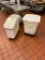 Lot of 2 Ingredient Bins, One w/ Mobile Casters, 1 w/ Dolly