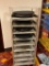 30+ Cafeteria Trays w/ Mobile Sheet Pan Rack Carrier - Trays Need to Be Washed, 27in x 22in Trays