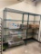 Lot of 2 HD Dunnage Shelving Units, 2 Large Metro Units: 86in x 53in x 24in