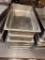 Lot of 10 Full Size Stainless Steel Steam Pans
