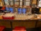 2 Racks of Bar Glasses, Pint Beer Glasses, Lowball Cocktail Glasses, Bar Supplies