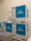 3+ Cases of 3-Compartment Hinged Containers, White To-Go Clamshell Containers 750+