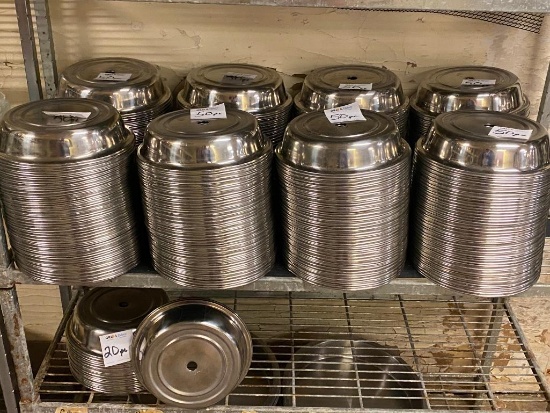 420 Stainless Steel 10-1/2in Plate Covers - Hotel Done Plate Covers