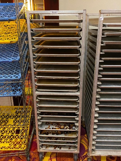 Mobile Sheet Pan Rack w/ 20 Full Size Sheet Pans