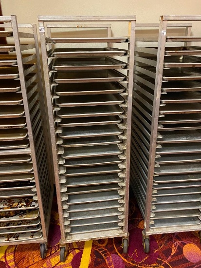 Mobile Sheet Pan Rack w/ 20 Full Size Sheet Pans