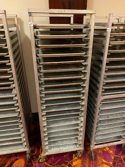 Mobile Sheet Pan Rack w/ 20 Full Size Sheet Pans