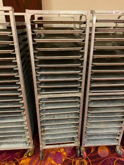 Mobile Sheet Pan Rack w/ 20 Full Size Sheet Pans