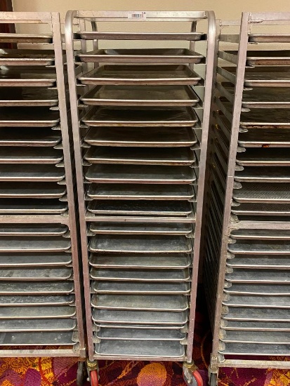 Mobile Sheet Pan Rack w/ 20 Full Size Sheet Pans