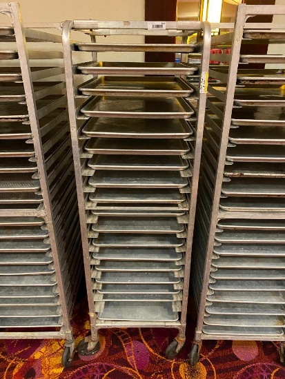 Mobile Sheet Pan Rack w/ 20 Full Size Sheet Pans