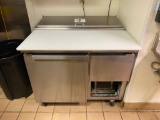 Continental Model: CPA43 Refrigerated 2-Door Sandwich/Salad Prep Table