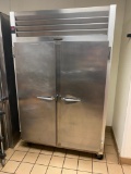 Traulsen Model: G22010 2-Door Commercial Stainless Steel Freezer, Mobile Casters