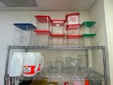 Large Selection of Food Containers & Liquid Measuring Cups, 4qt - 18qt, 1 Cup - 8 Cup & Extra