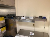 NSF Stainless Steel Wall Mount Shelf, 60in x 15in