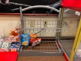 Large 48in x 72in Chalkboard, 2 Merchandising Racks