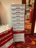 225 Coffee Mugs, 10oz Vertex Ivory Color Coffee Mug, 12 Racks of 20, 1 Racks of 25