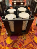 Restaurant China & Dish Caddy, 150+ - 10in Platters / Plates w/ Caddy & Caddy Cover