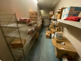 Lot of 9, NSF Chrome Dunnage Shelving Racks, 72in x 18in x 60in