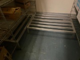 Lot of 5 Aluminum Dunnage Racks, (4) 48in x 18in x 8in, (1) 48in x 12in x 20in
