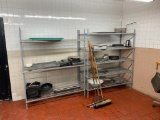 Lot of 2 HD Dunnage Storage Shelving Units, AVCO / Don-Gard 60in c 18in x 72in