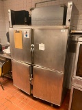 Lot of 2, KOCH M2 4-Door Half Door Refrigerated Cooler - Both w/ Not Saying NOT WORKING