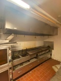 Kitchen Line, Chef Base w/ 2 Countertop Fryers, 2 Flat Top Griddles, Stainless Steel Prep Table &
