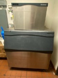 Scotsman Model C0630SA Prodigy Plus Air Cooled 778lb Ice Maker w/ B948S Ice Hopper Bin