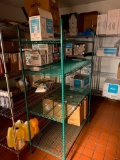 Lot of 3, HD NSF Dunnage Storage Racks, 2 SS, 1 Green Epoxy, 48in x 72in x 24in