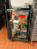 Lot of 4 HD Dunnage Shelving Racks, Various Sizes, Sold 4 xs Bid