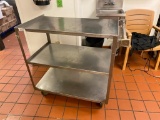 Mobile Stainless Utility Cart, 36in x 21in x 36in