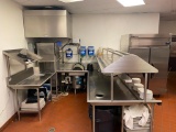 Jackson Model Tempstar Hi-Temp Pass Through Dishwasher w/ Salvajor Scrap Collector & U-Shape