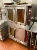 Southbend Double Stack Convection Ovens Model SLGS/12SC, Natural Gas on Casters