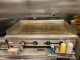 Saturn Countertop 4 Burner Gas Flat Top Griddle, 24in x 48in Cook Surface