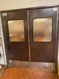2 Sets, Eliason Swinging Kitchen Doors 84in x 35in Doors