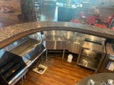 Krowne Custom Back Bar System, Ice Bin, Sink, Blender & Glass Stands, Shelving