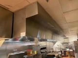Double CaptiveAire Exhaust Hood w/ Fire Suppression Drops, Ea. 120in x 55in x 30in
