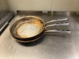 3 Vollrath 10in Frying Pans