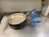 4 Vollrath & WareEver 10in Frying Pans
