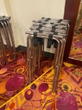 Lot of 10 Stainless Steel Nylon Strap Tray Stands