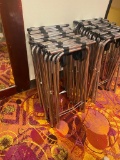 Lot of 10 Stainless Steel Nylon Strap Tray Stands