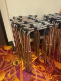 Lot of 10 Stainless Steel Nylon Strap Tray Stands