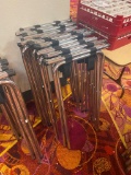 Lot of 10 Stainless Steel Nylon Strap Tray Stands
