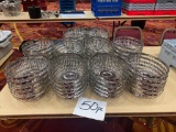 50 - Tablecraft 9.5in x 7.5in Stainless Steel Bread Baskets