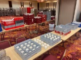 26 Full Glass Racks of Commercial Drinkware, 650+ Glasses & Cups